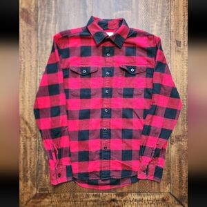 American Eagle Super Soft Flannel Classic Fit Button Up Long Sleeve Mens Size S